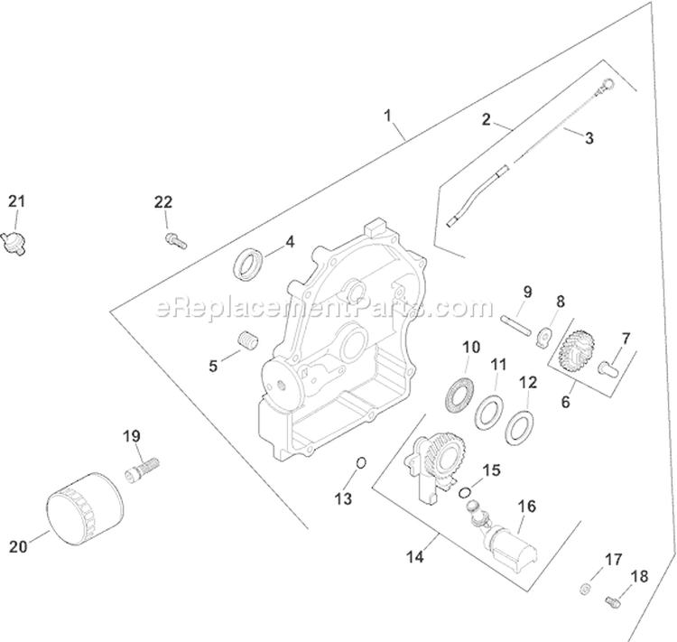 Page L Diagram and Parts List for CH25S-68677  Kohler Engine