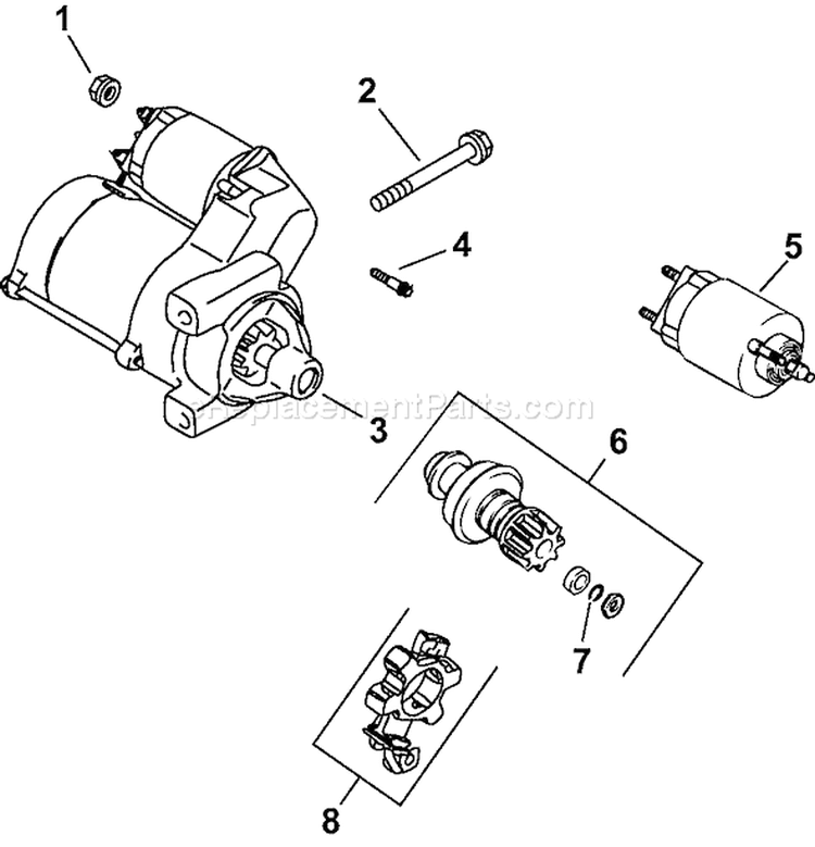 Page O Diagram and Parts List for CH740S-CH740-0037  Kohler Engine