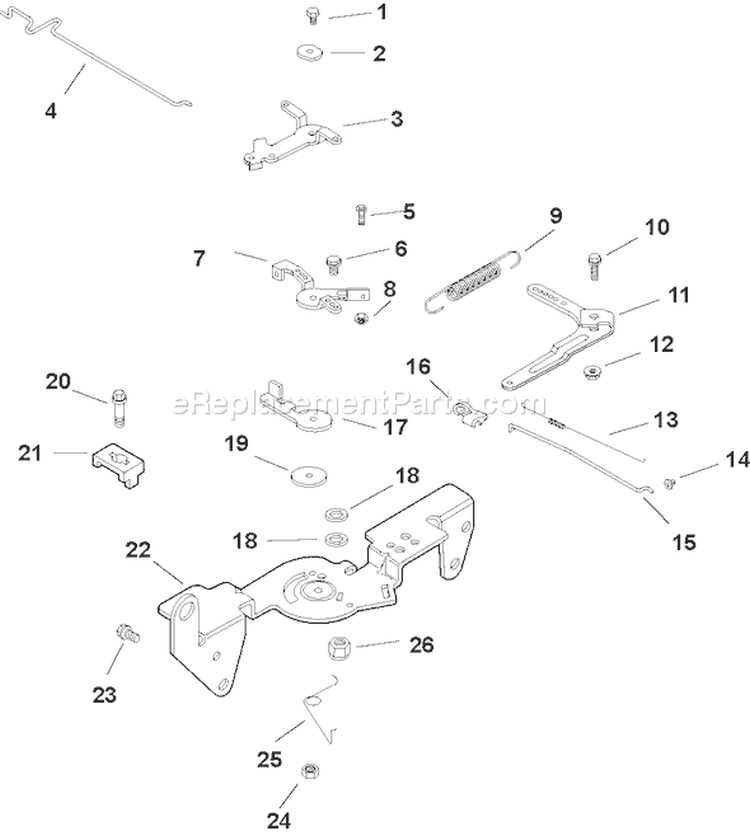 Page F Diagram and Parts List for CH18S-62654  Kohler Engine