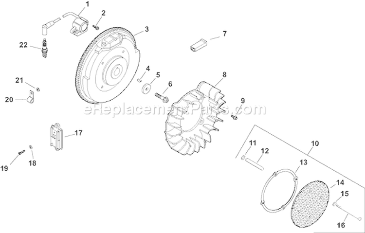 Page J Diagram and Parts List for CH740S-CH740-0049  Kohler Engine