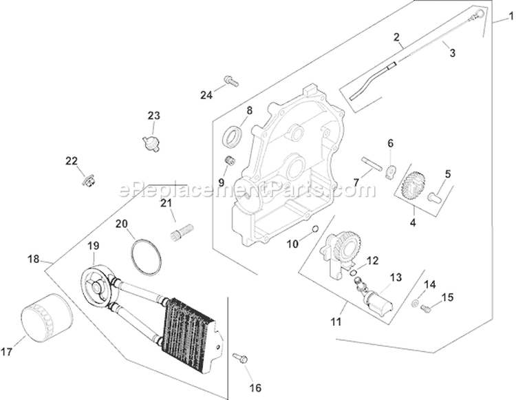 Page L Diagram and Parts List for CH740S-CH740-0049  Kohler Engine
