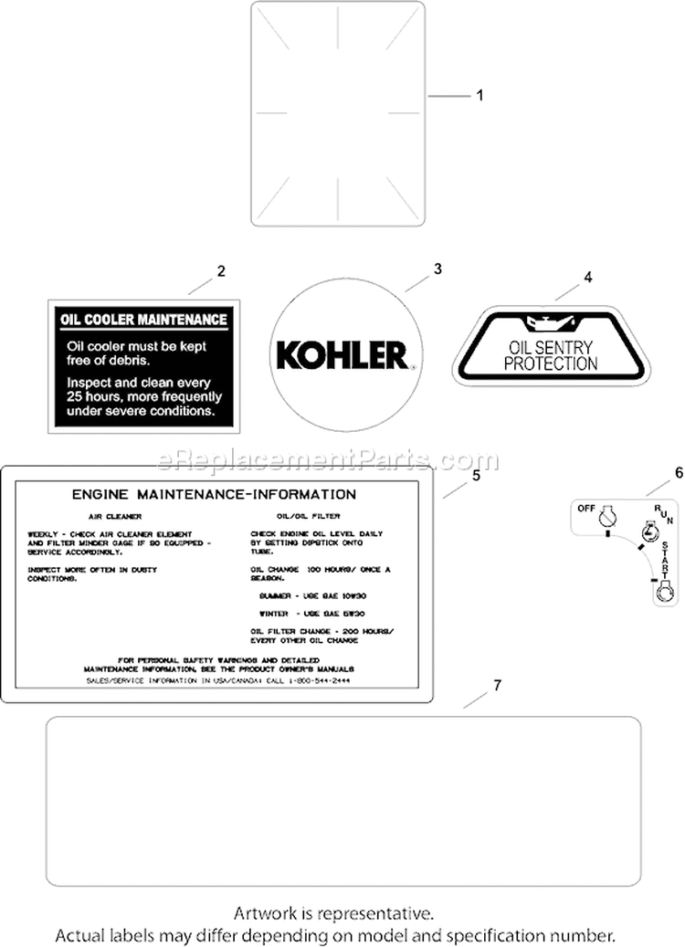 Page E Diagram and Parts List for CH740S-CH740-0050  Kohler Engine