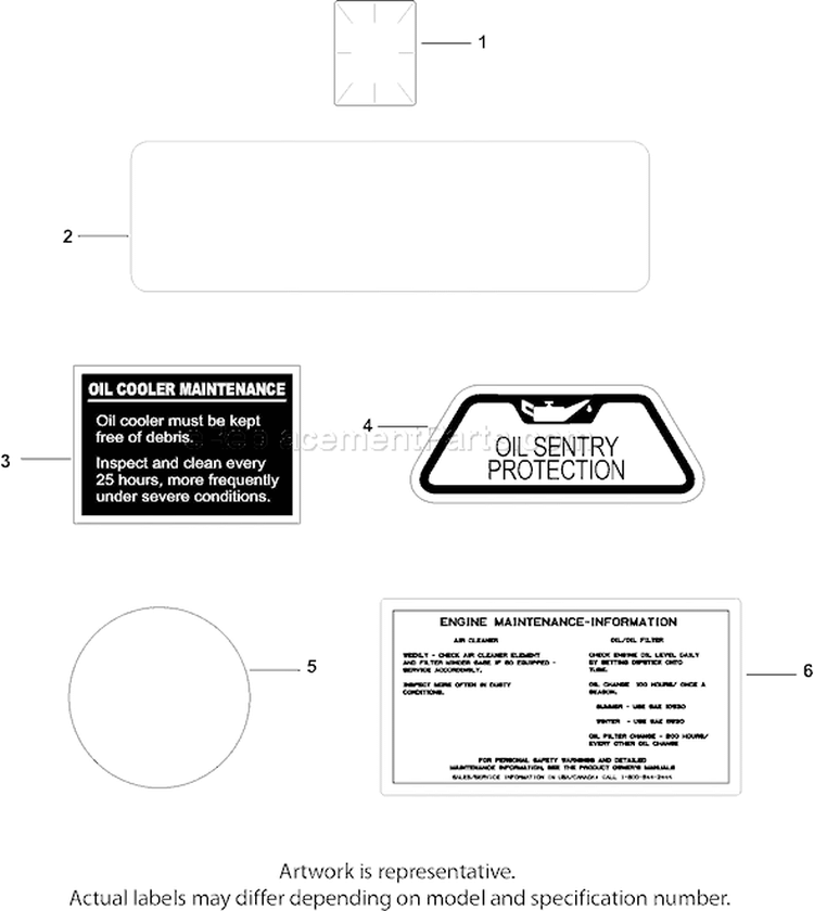 Page E Diagram and Parts List for CH740S-CH740-0053  Kohler Engine