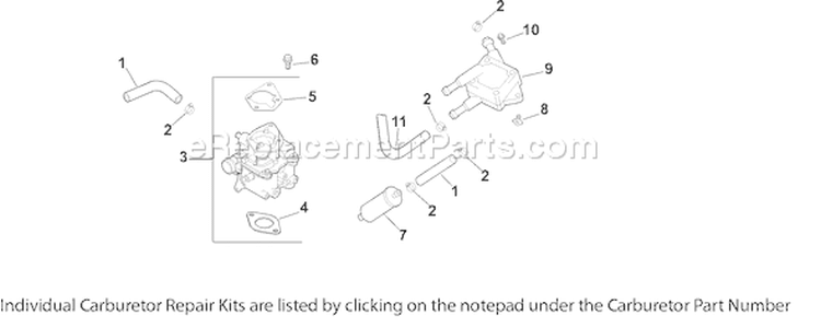 Page H Diagram and Parts List for CH740S-CH740-0053  Kohler Engine