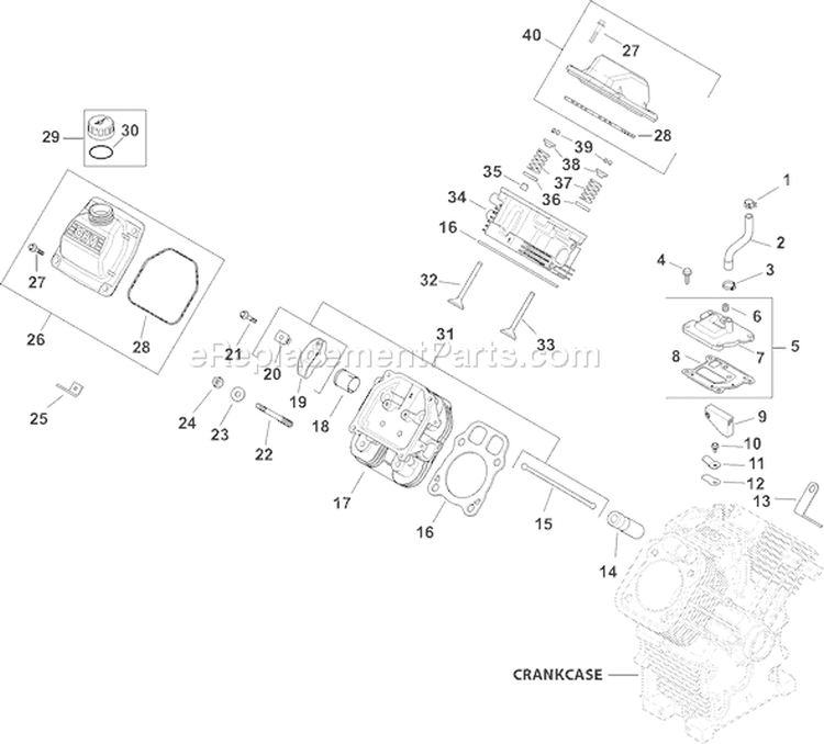 Page I Diagram and Parts List for CH740S-CH740-0053  Kohler Engine