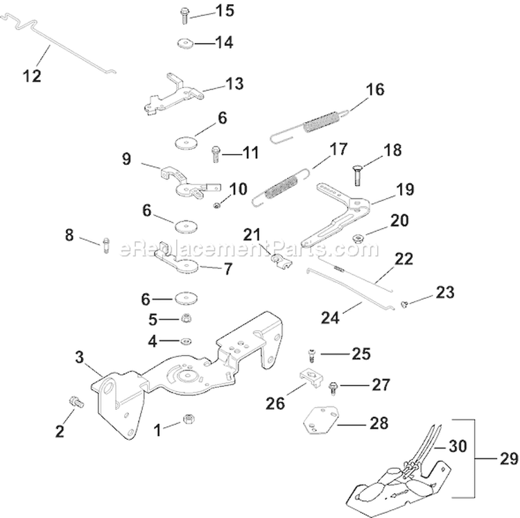 Page F Diagram and Parts List for CH18PS-62630  Kohler Engine