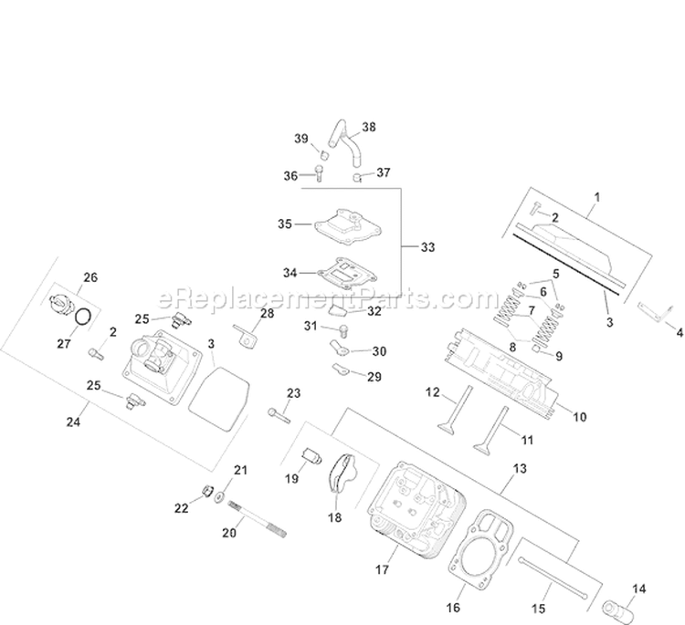 Page I Diagram and Parts List for CH740S-CH740-0061  Kohler Engine