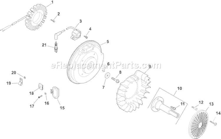 Page J Diagram and Parts List for CH730S-CH730-0067  Kohler Engine