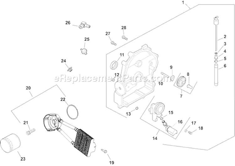 Page L Diagram and Parts List for CH740S-CH740-0063  Kohler Engine