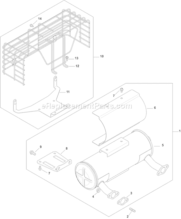 Page G Diagram and Parts List for CH25S-68604  Kohler Engine