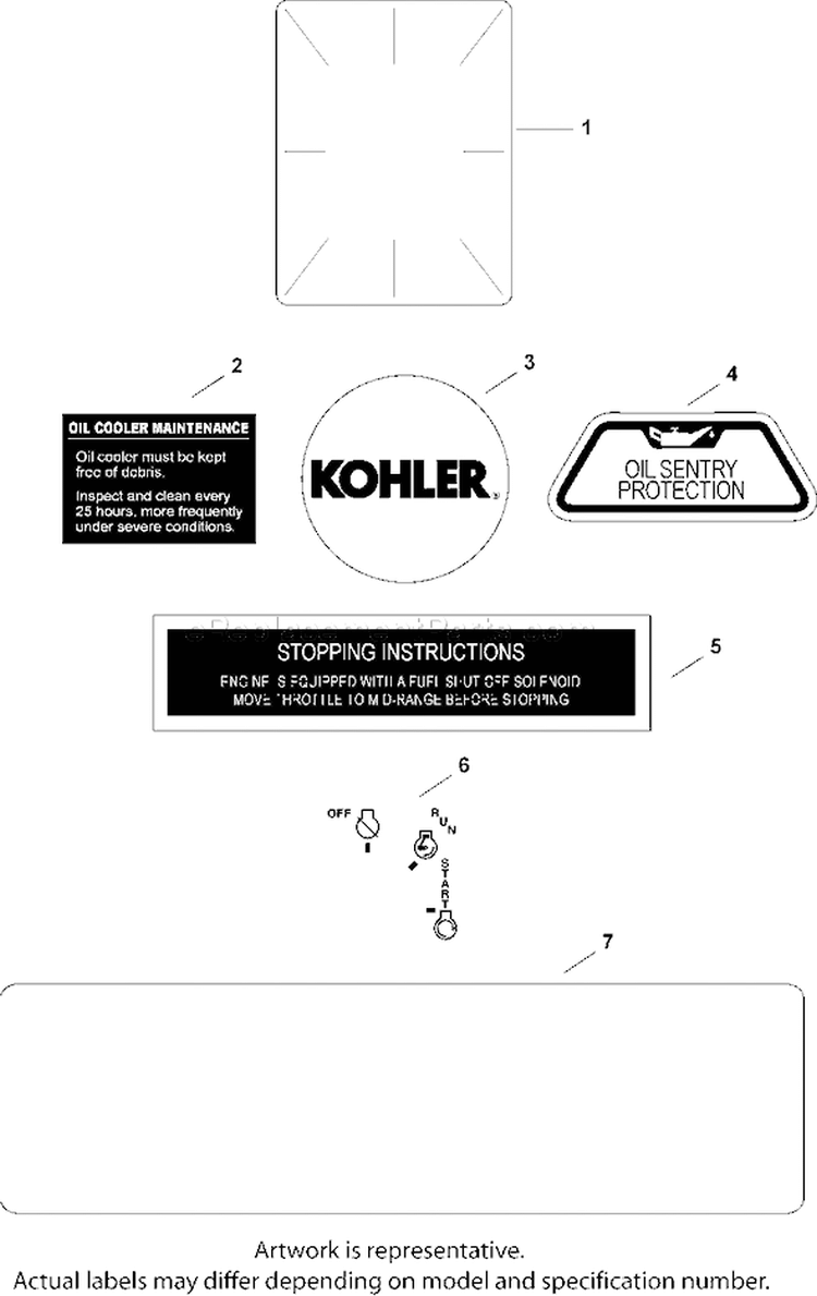Page E Diagram and Parts List for CH740S-CH740-0013  Kohler Engine
