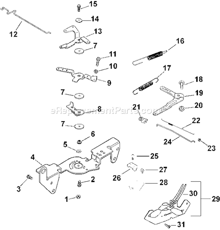 Page F Diagram and Parts List for CH730S-CH730-0039  Kohler Engine