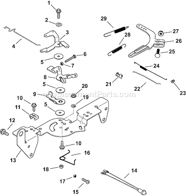 Page F Diagram and Parts List for CH740S-CH740-0069  Kohler Engine