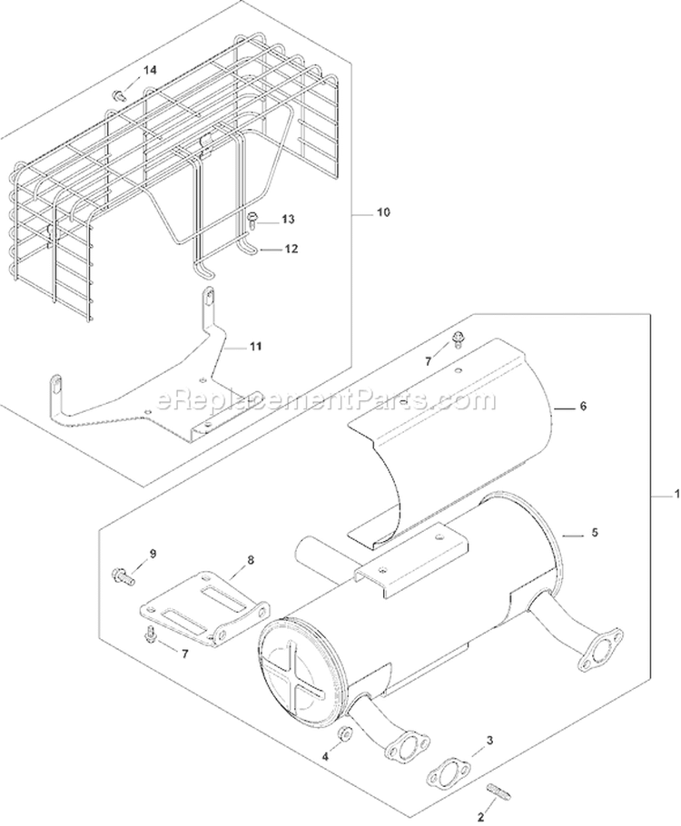 Page G Diagram and Parts List for CH740S-CH740-0077  Kohler Engine