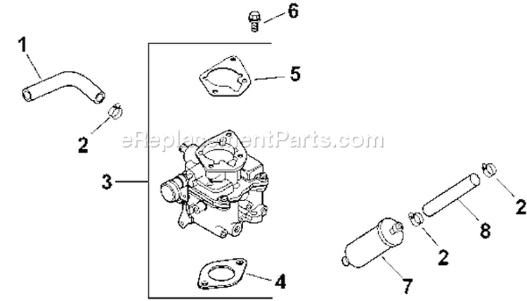 Page H Diagram and Parts List for CH740S-CH740-0002  Kohler Engine
