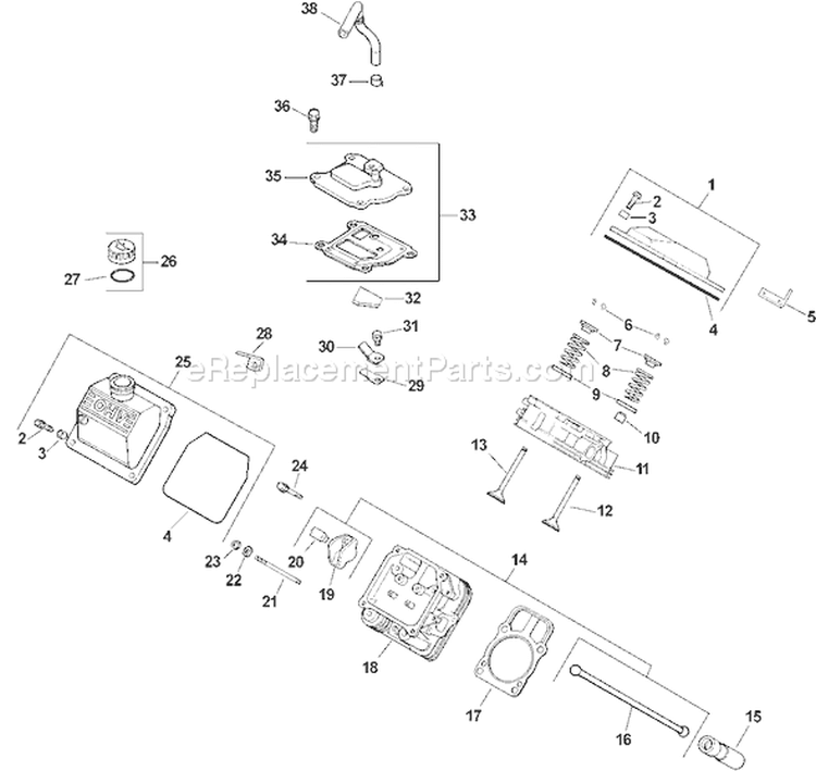Page I Diagram and Parts List for CH740S-CH740-0002  Kohler Engine