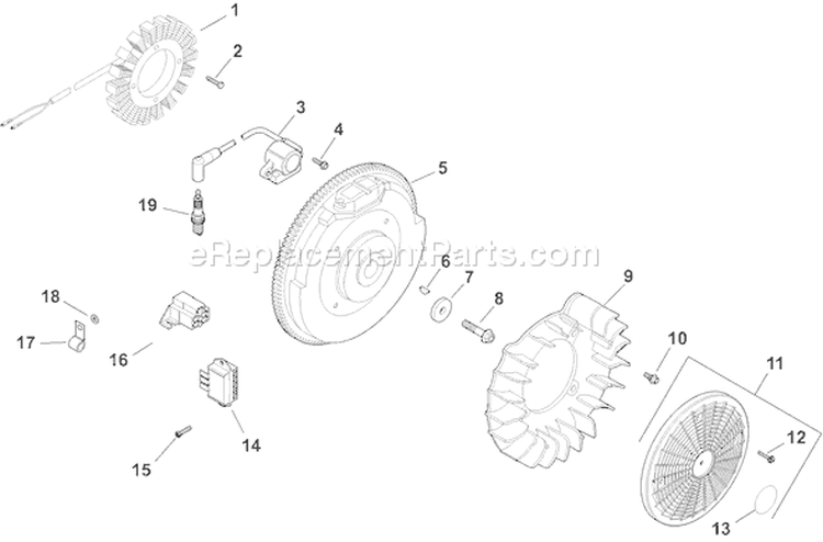 Page J Diagram and Parts List for CH740S-CH740-0048  Kohler Engine