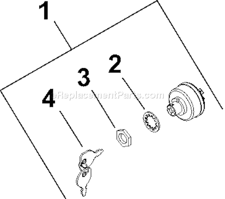 Page M Diagram and Parts List for CH25S-68643  Kohler Engine