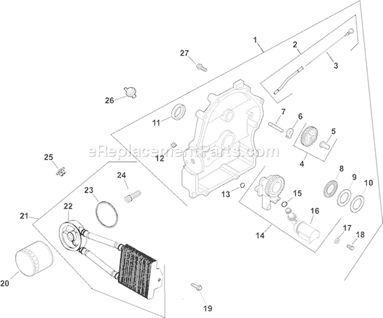 Page L Diagram and Parts List for CH740S-CH740-0079  Kohler Engine