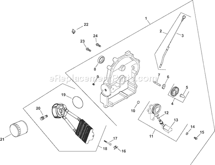 Page L Diagram and Parts List for CH740S-CH740-0080  Kohler Engine