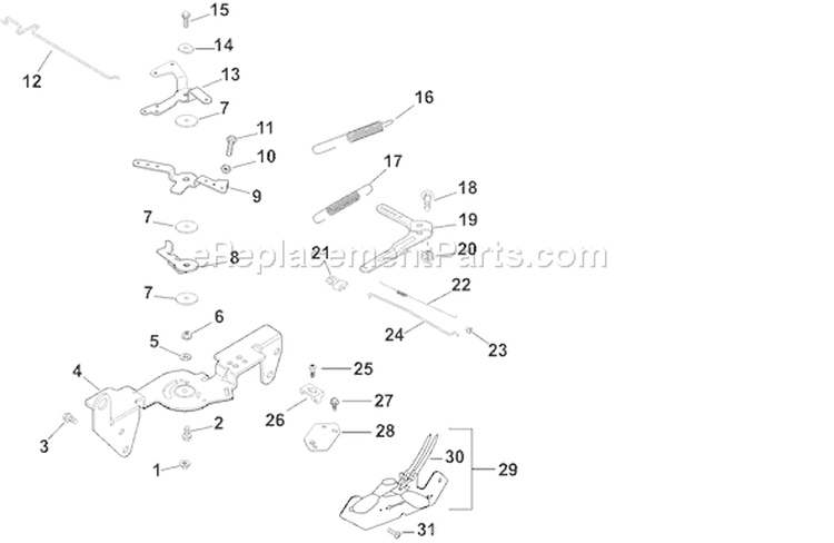 Page F Diagram and Parts List for CH740S-CH740-0067  Kohler Engine