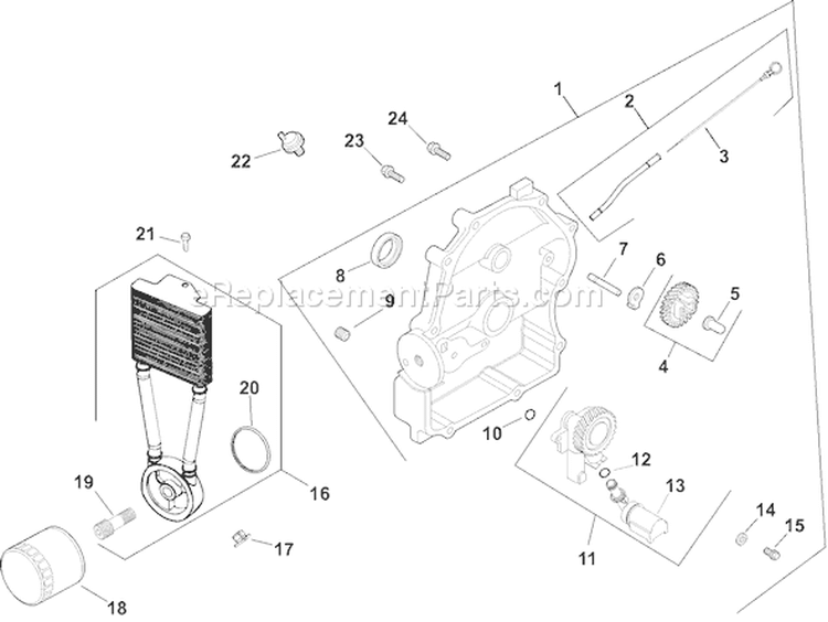 Page L Diagram and Parts List for CH730S-CH730-0038  Kohler Engine