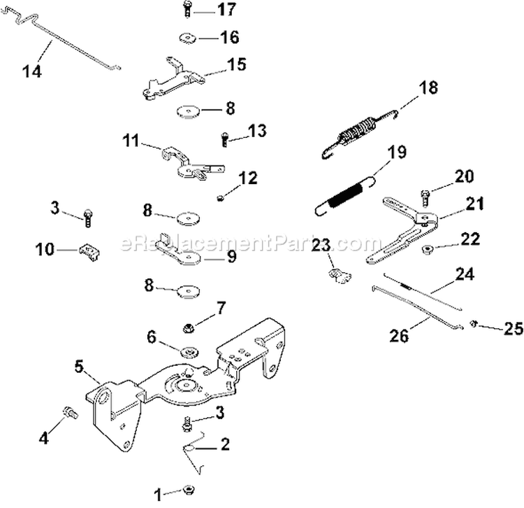 Page F Diagram and Parts List for CH22S-66558  Kohler Engine