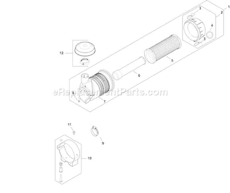 Page M Diagram and Parts List for CH740S-CH740-0088  Kohler Engine