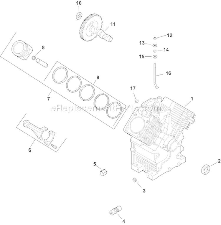 Page C Diagram and Parts List for CH740S-CH740-0088  Kohler Engine