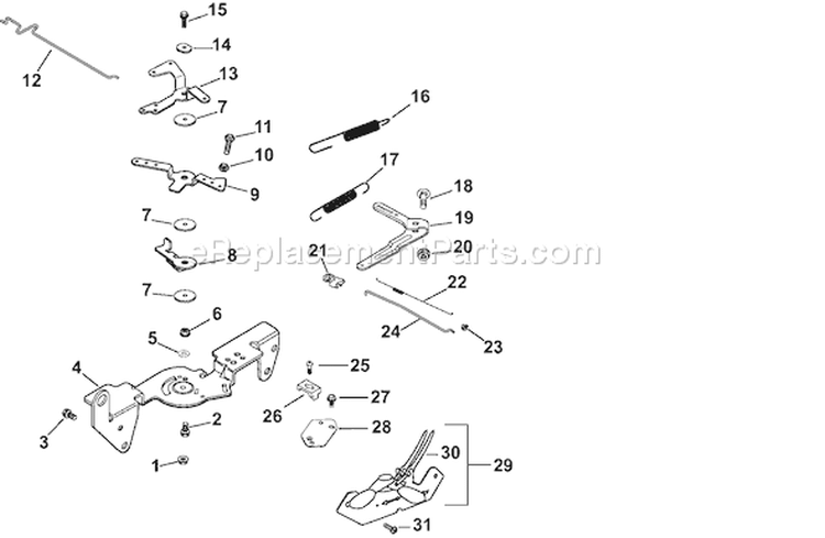 Page F Diagram and Parts List for CH730PS-CH730-0122  Kohler Engine