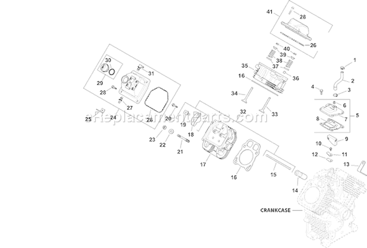 Page I Diagram and Parts List for CH25S-68628  Kohler Engine