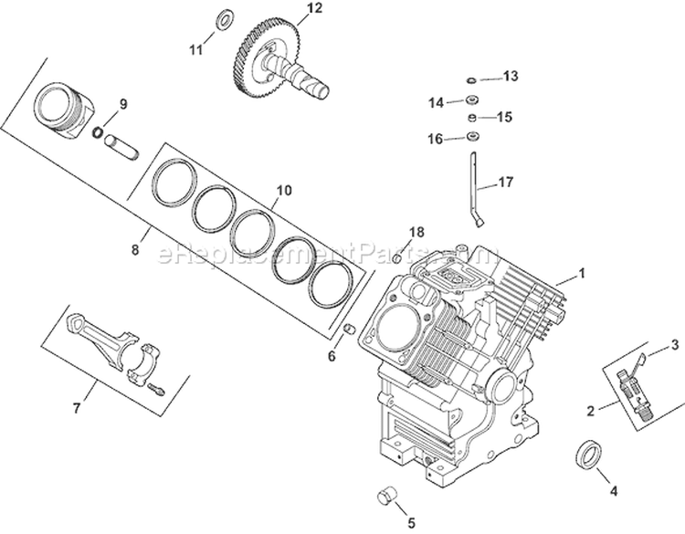 Page C Diagram and Parts List for CH740S-CH740-0091  Kohler Engine