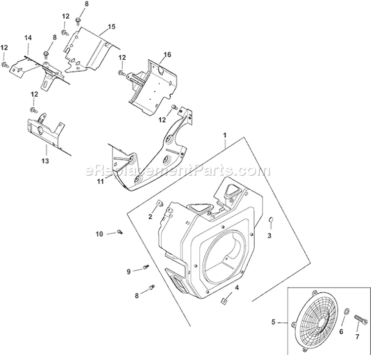 Page B Diagram and Parts List for CH740S-CH740-0092  Kohler Engine