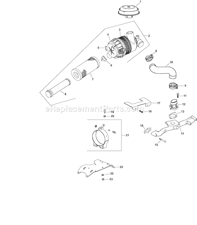 Page A Diagram and Parts List for CH730PS-CH730-0122  Kohler Engine