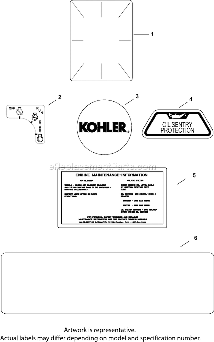 Page E Diagram and Parts List for CH740S-CH740-0094  Kohler Engine