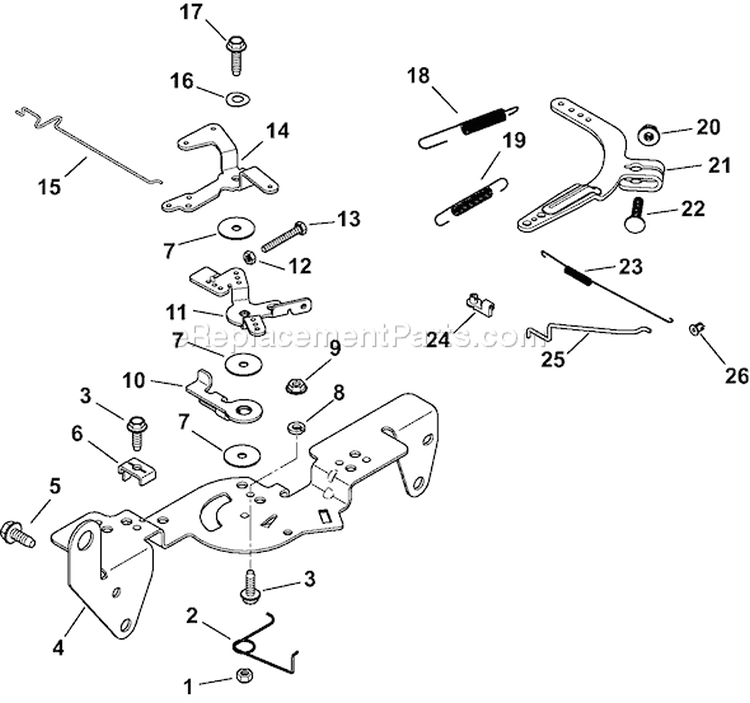 Page F Diagram and Parts List for CH740S-CH740-0037  Kohler Engine