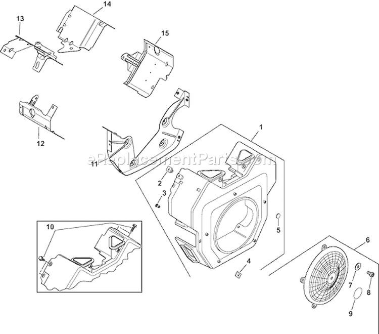 Page B Diagram and Parts List for CH740S-CH740-0055  Kohler Engine