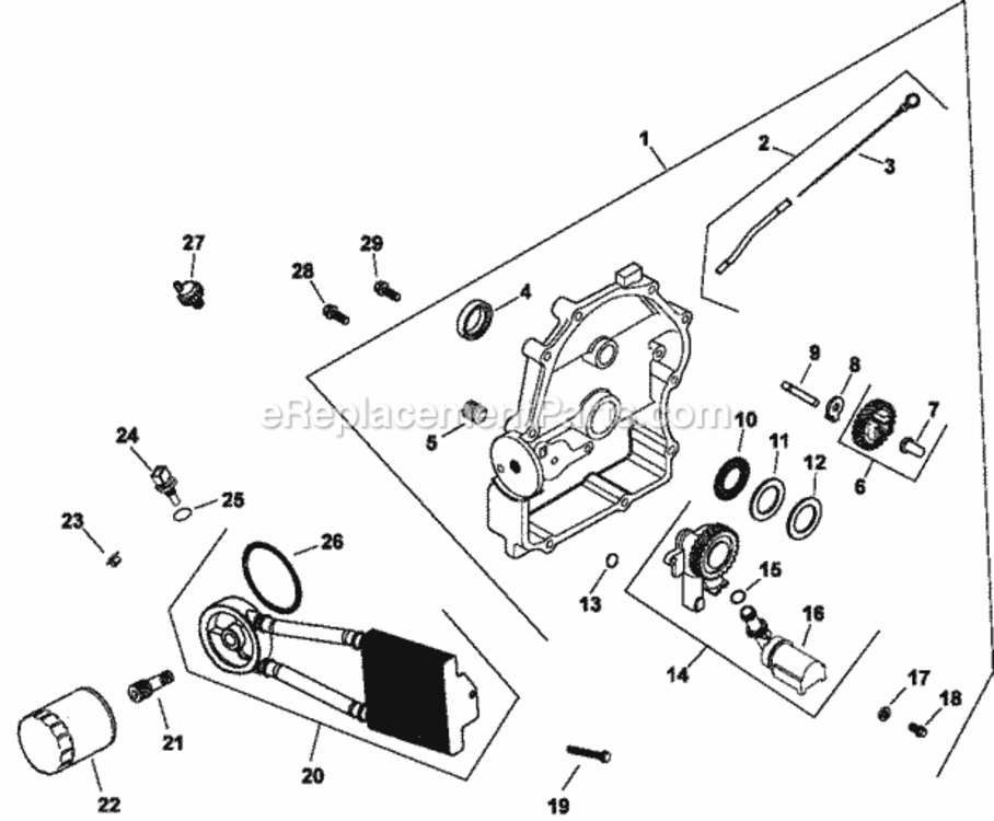 Oil_PanLubrication_3-24-368 Diagram and Parts List for CH745-3113  Kohler Engine