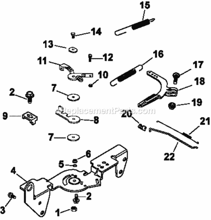 Engine_Controls_9-24-310 Diagram and Parts List for CH745-3114  Kohler Engine