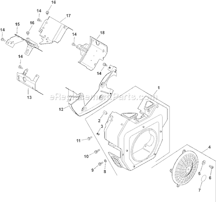 Page B Diagram and Parts List for CH745S-CH745-0004  Kohler Engine