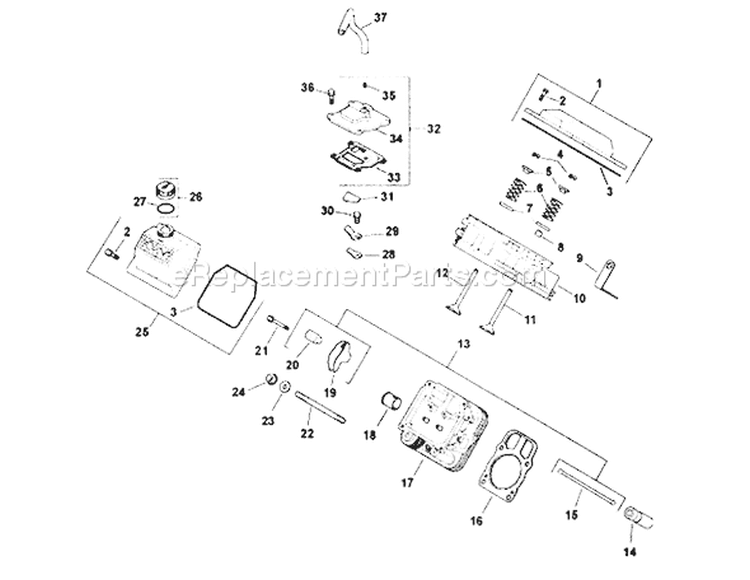 Page I Diagram and Parts List for CH745S-CH745-0004  Kohler Engine
