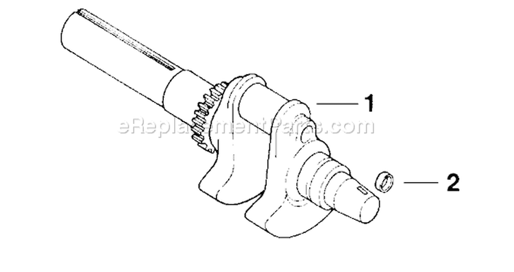 Page F Diagram and Parts List for CH22-66536  Kohler Engine