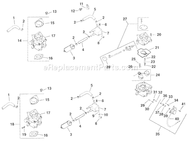 Page H Diagram and Parts List for CH18-62507  Kohler Engine