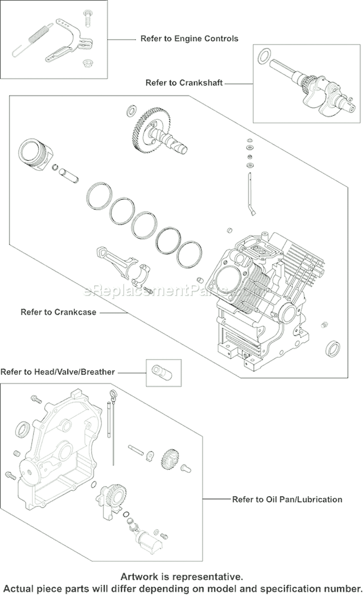 Page N Diagram and Parts List for CH745S-CH745-0011  Kohler Engine