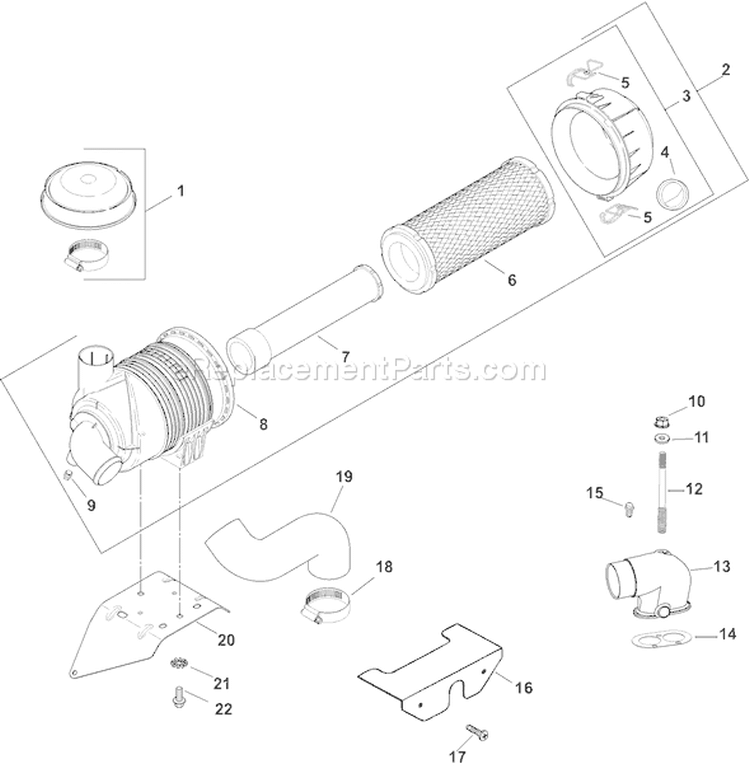 Page A Diagram and Parts List for CH745S-CH745-0011  Kohler Engine