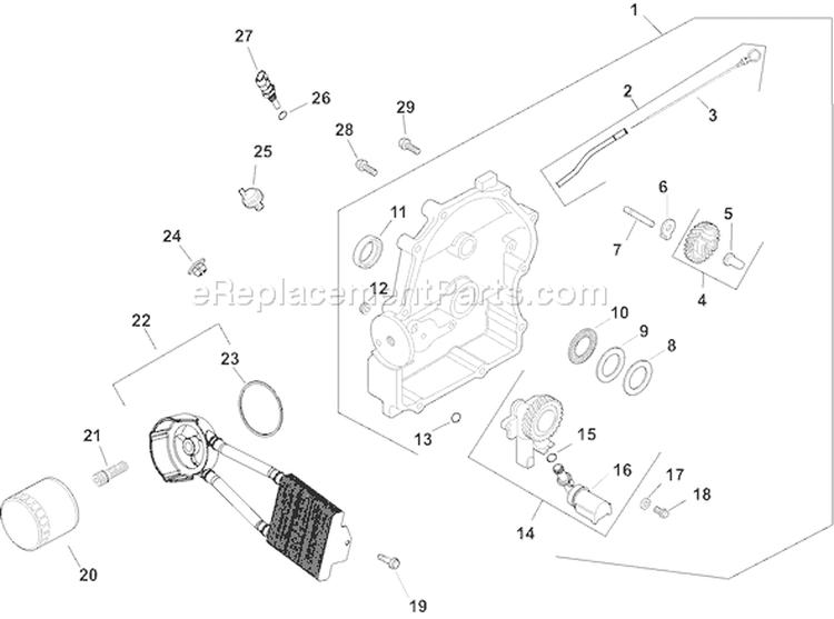 Page L Diagram and Parts List for CH745S-CH745-0011  Kohler Engine
