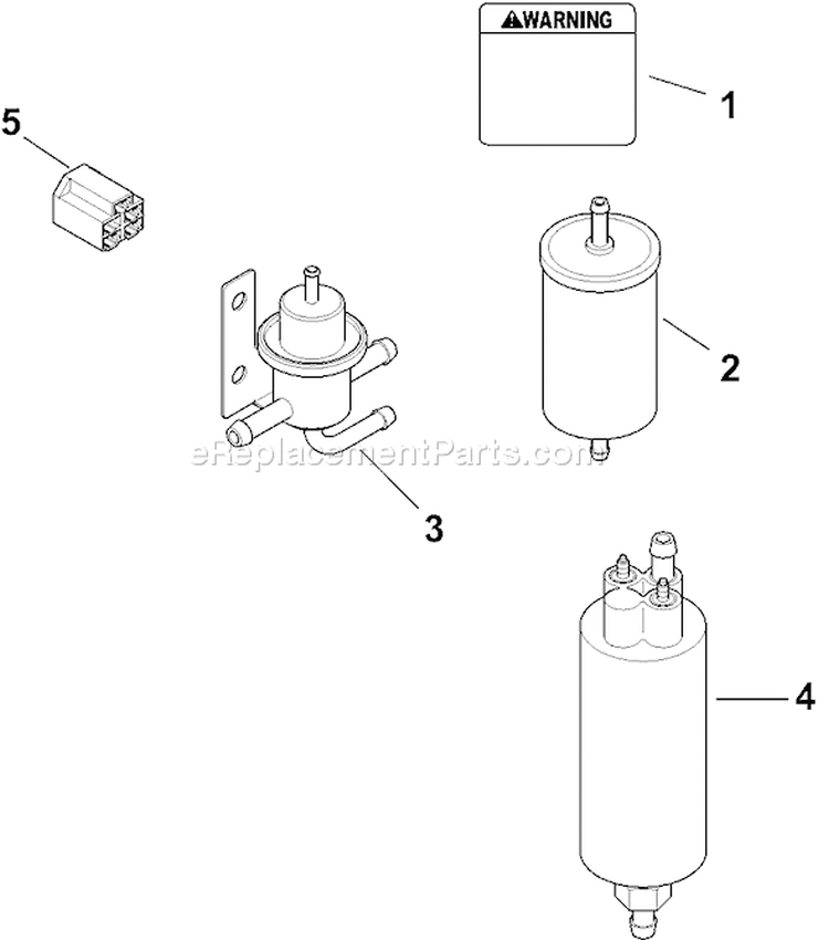 Page M Diagram and Parts List for CH745S-CH745-0013  Kohler Engine