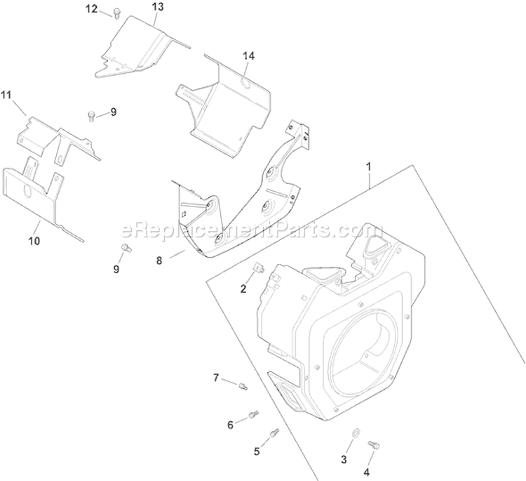 Page B Diagram and Parts List for CH745S-CH745-0011  Kohler Engine