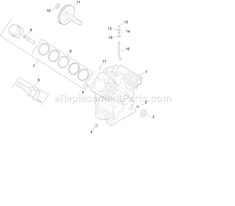 Page C Diagram and Parts List for CH745S-CH745-0011  Kohler Engine