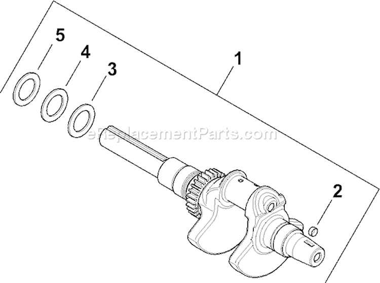 Page D Diagram and Parts List for CH20S-64716  Kohler Engine